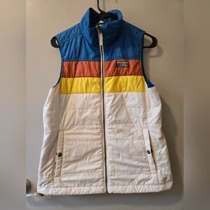 LL Bean Colorblock Puffer Vest